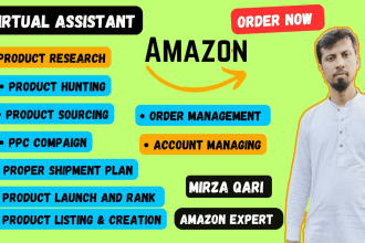 be your expert amazon virtual assistant, and fba consultant