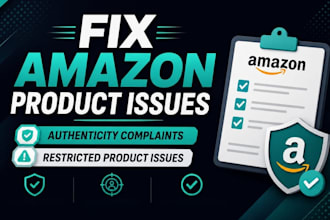 fix amazon account health authenticity complaints restricted products