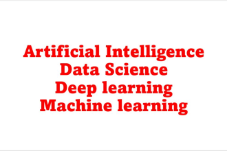 do machine learning and artificial intelligence tasks using python