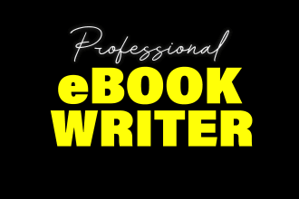 ghostwrite your nonfiction ebooks as ebook ghostwriter