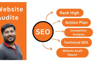 website SEO audit report competitor analysis and great action plan to rank high