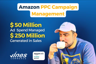 setup, optimize and manage PPC campaigns and maximize ROI of your amazon PPC