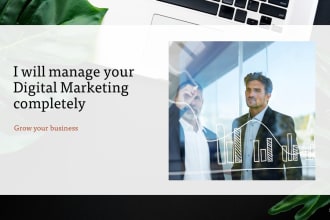 do complete digital marketing and paid social media