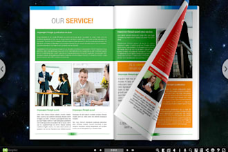 turn your PDF into page flip effect
