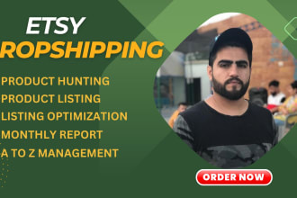 list hot selling etsy drop shipping products on your etsy store with SEO