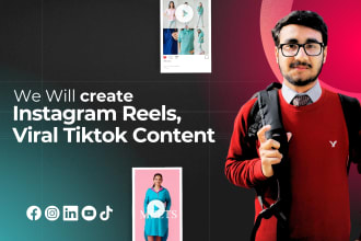 create instagram reels, viral tiktok content creator