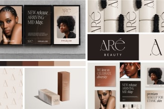 design elegant, modern beauty branding and brand style guide