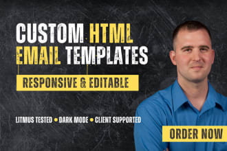 convert your designs into responsive HTML email templates