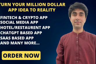 develop android and ios mobile app using react native