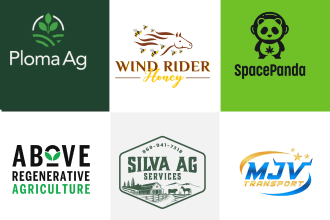 do agriculture irrigation eco  nature mowing  landscape lawn care logo