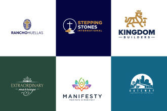do design modern church seal logo, church ministry or bishop seal design