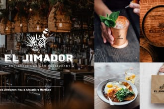 design creative bar, food, restaurant, coffee, bakery logo