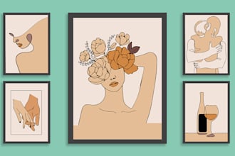 tones boho canvas trending printable wall art for cozy homes