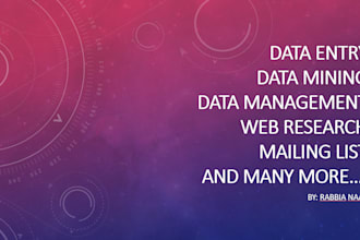 do data entry, copy paste, and web research
