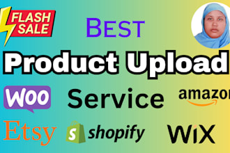 upload products to your store, amazon, etsy, woocommerce, wix etc