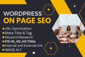 do wordpress onpage SEO with rankmath