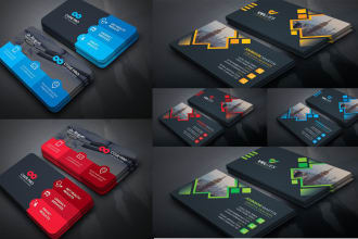 provide attractive modern business card design services