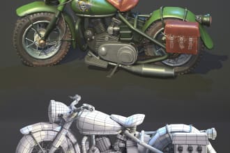 provide any kind of 3d game assets like weapon, vehicle and any other props