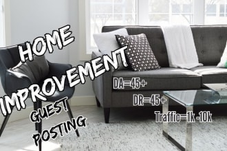publish guest posts on the home improvement blog
