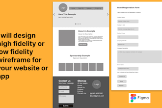 design wireframe for your website