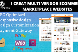 create multi vendor ecommerce marketplace website