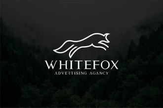 craft a creative modern minimalist line art logo design