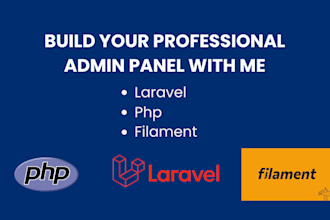 create admin panel for your laravel app using filament
