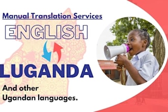 do translation in all ugandan languages like luganda etc