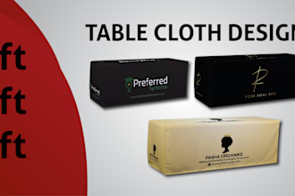 design table cover, table runner, or stretch fitted cover