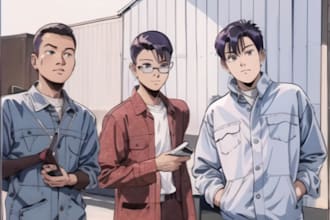 sell photo editing services into anime