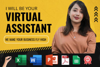 be virtual assistant for contact list building, data entry, data scraping