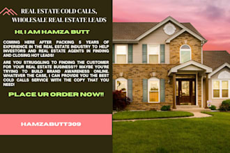 make real estate cold calls, wholesale real estate leads