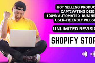 create a captivating automated dropshipping shopify store