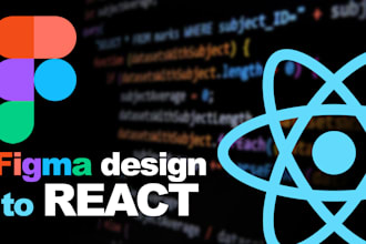 convert figma designs to a react website