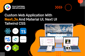 create your react js and next js web applications