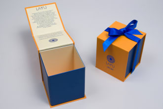 make custom design packaging box for products and mock up