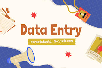 accurate data entry and spreadsheet organization
