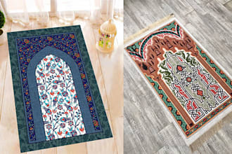create custom table mat, door mat and prayer mat for you