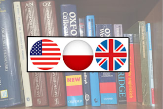 copy edit and proofread your english or polish text
