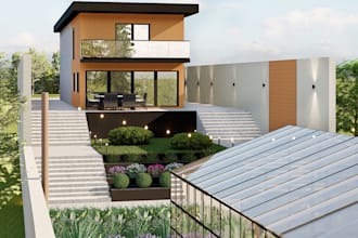 do interior and exterior 3d design and rendering