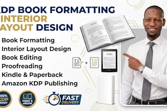 do kdp book formatting interior layout book editing and kdp book publishing