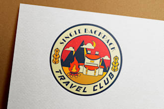 do retro badge, patch, emblem and vintage logo design