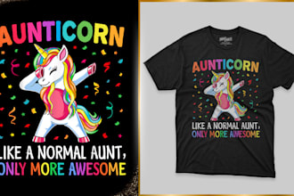 design funny adorable purple unicorn rainbow magical lover fantasy gift tshirt