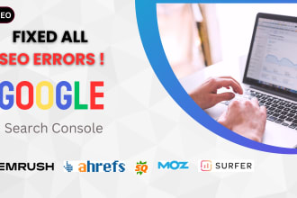 fix search console, technical SEO with ahrefs semrush yoast