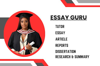 do case study analysis, research and summary writing
