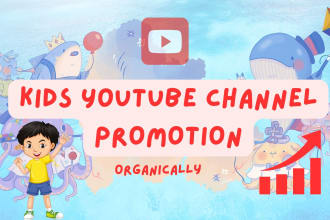 do organic kids youtube channel promotion