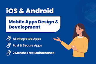 do ios and android mobile app creation, mobile app development, gen ai