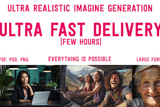 ai illustration ultra realistic and ultra fast delivery