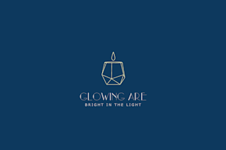 design modern, luxury candle logo or product label design