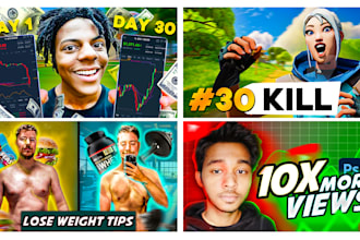 design a professional youtube thumbnail